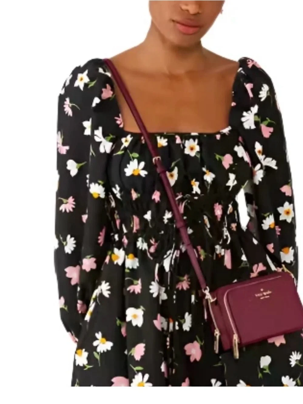 kate spade Plum Leather Crossbody Bag